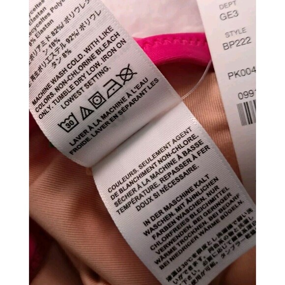 J.Crew Ruched Ruffle One Piece Swimsuit Fuchsia Pink Beach BP222 Size 10 NWT - Picture 8 of 9